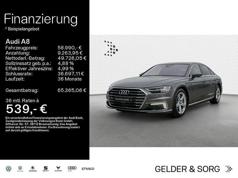 Grau Gebraucht 2022 Audi A8 Limousine | 58.990 € (Superpreis) - Bild 1/4
