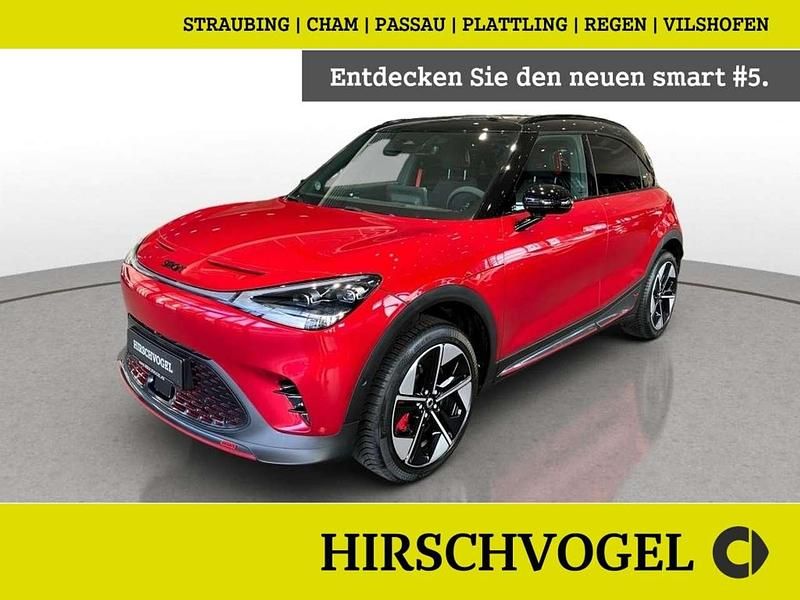 Rot rot metallic Gebraucht 2024 Smart #1 Brabus SUV | 33.120 € (Superpreis) - Bild 1/4