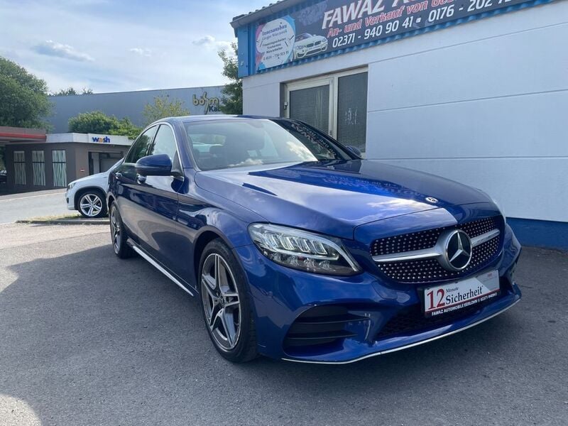 Blau Gebraucht 2019 Mercedes C160 AMG Coupé | 17.499 € (Fairer Preis) - Bild 1/4