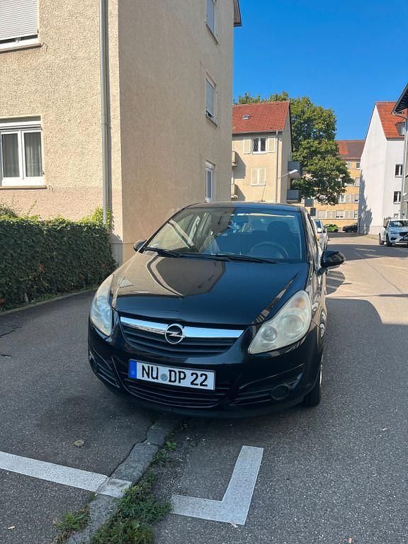 Schwarz Gebraucht 2008 Opel Corsa Edition Limousine | 2.399 € (Fairer Preis) - Bild 1/4