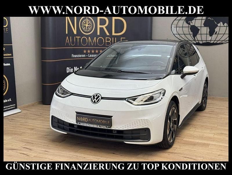 Gebraucht VW ID.3 Pro 107 kW (146 PS) 2021 Gletscherweiß metallic (metallic) Kleinwagen