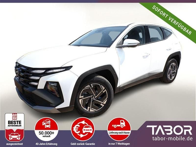 Weiß (atlas white) Neu 2025 Hyundai Tucson Select SUV | 25.988 € (Superpreis) - Bild 1/4