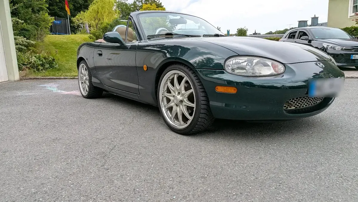 Gebraucht Mazda MX5 110 PS (80 kW) 1999 Grün Cabrio