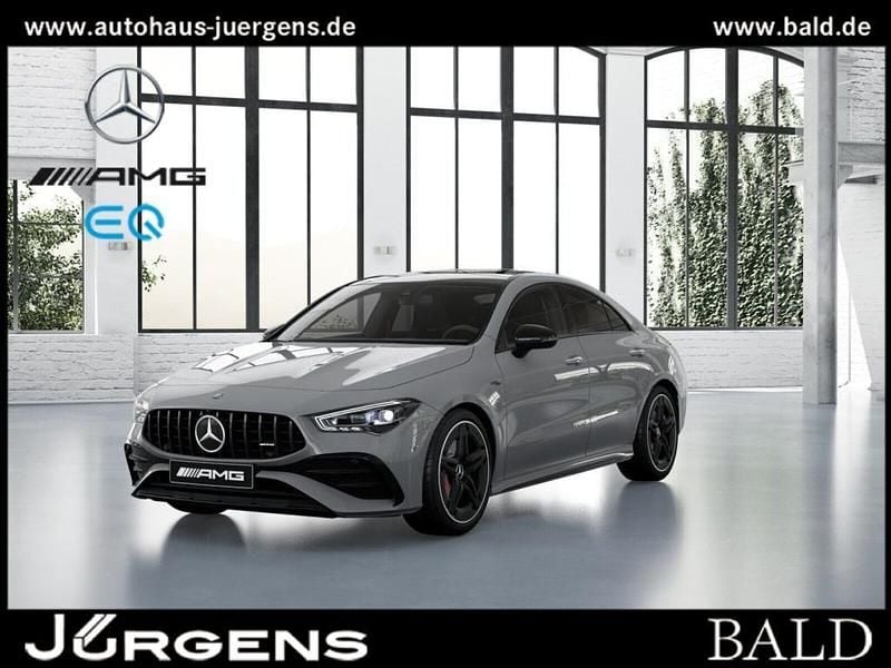 Grau manufaktur lack manufaktu Gebraucht 2025 Mercedes CLA35 AMG AMG Coupé | 53.880 € (Fairer Preis) - Bild 1/4