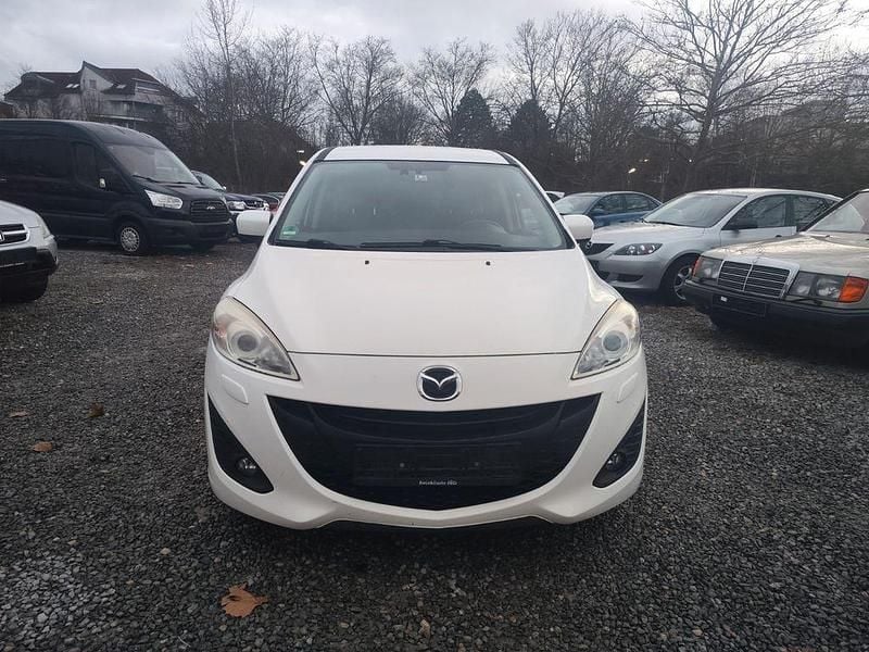 Gebraucht Mazda 5 Center-Line 150 PS (110 kW) 2011 Weiß Van / Kleinbus
