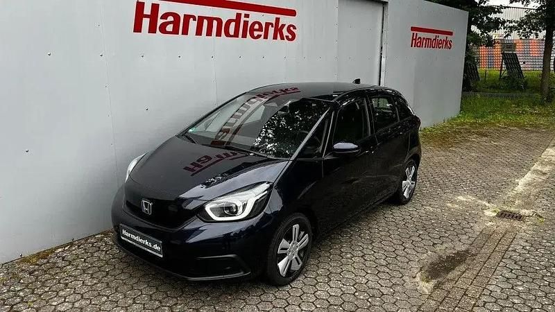 Midnight blue beam metallic Gebraucht 2021 Honda Jazz Comfort Kleinwagen | 16.450 € (Etwas zu teuer) - Bild 1/4