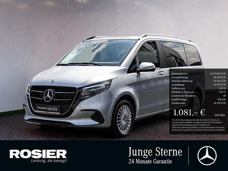 Silber / hightechsilber Gebraucht 2024 Mercedes V250 Style Van / Kleinbus | 64.950 € (Superpreis) - Bild 1/4