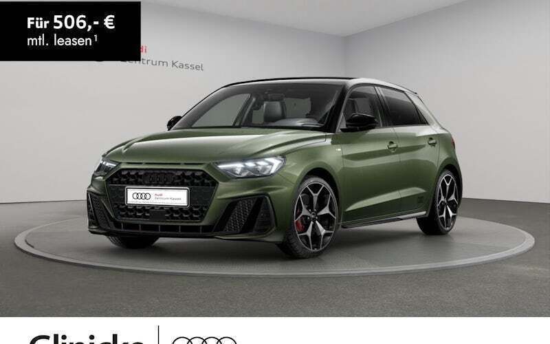 Distriktgrün metallic Neu 2025 Audi A1 Sportback S-Line Kleinwagen | 37.990 € (Fairer Preis) - Bild 1/4