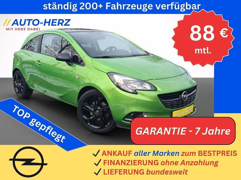 Grün Gebraucht 2016 Opel Corsa Color Edition Limousine | 8.490 € (Fairer Preis) - Bild 1/3