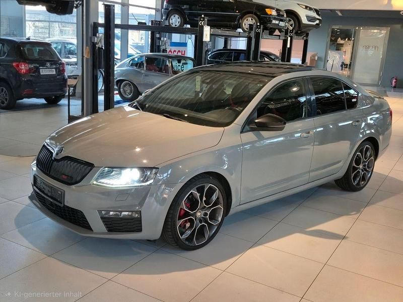 Grau Gebraucht 2017 Skoda Octavia RS Limousine | 14.450 € (Fairer Preis) - Bild 1/4