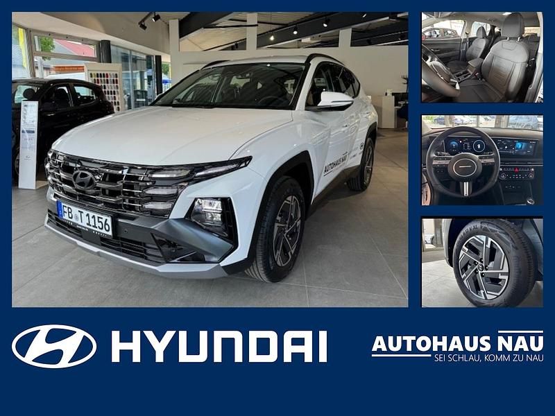 Atlas white / sol Gebraucht 2025 Hyundai Tucson Select SUV | 27.290 € (Superpreis) - Bild 1/4