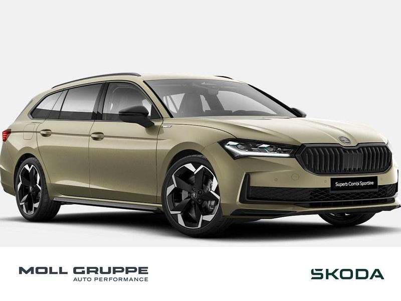 Beige Neu 2025 Skoda Superb SportLine Kombi | 51.390 € (Fairer Preis) - Bild 1/4
