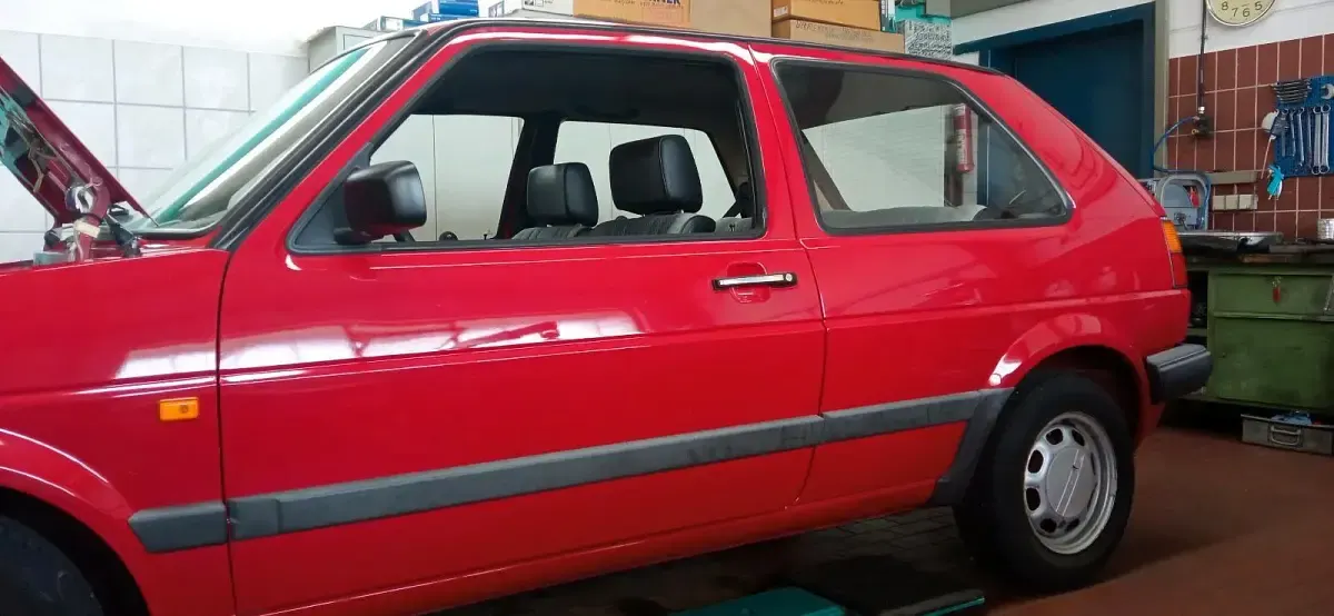 Gebraucht VW Golf II 69 PS (50 kW) 1990 Rot Kleinwagen