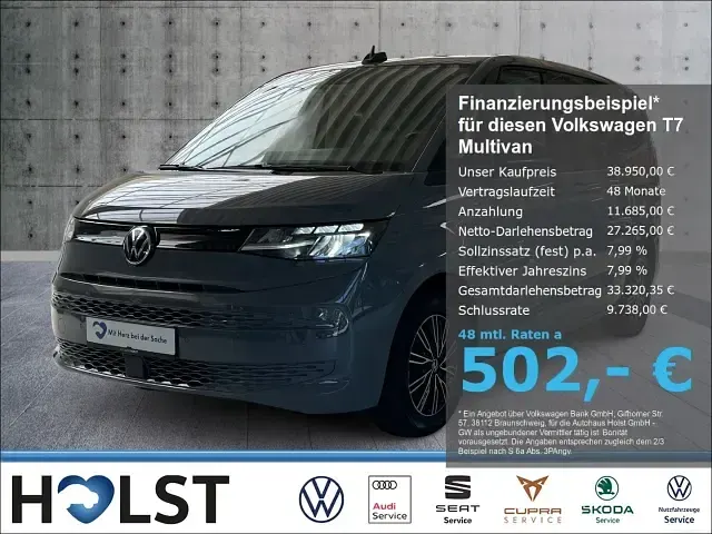 Gebraucht VW Multivan Basis 136 PS (100 kW) 2022 Van / Kleinbus