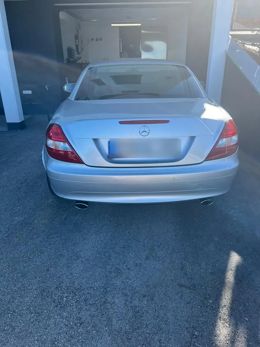 Gebraucht Mercedes SLK350 2007 Silber Cabrio