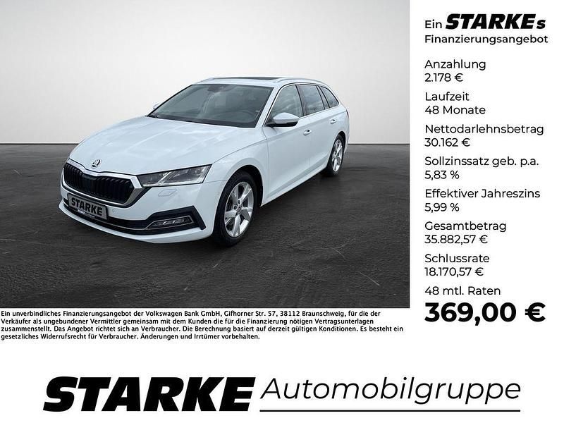 Weiß Gebraucht 2023 Skoda Octavia Style Kombi | 32.340 € (Teuer) - Bild 1/4