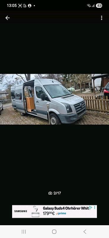 Gebraucht VW Crafter 131 PS (96 kW) 2007 Silber Van