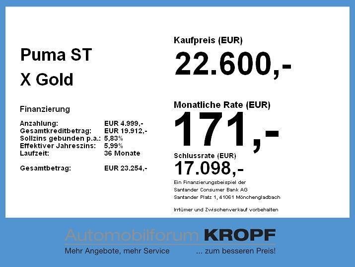 Gebraucht Ford Puma ST 200 PS (147 kW) 2022 Schwarz SUV