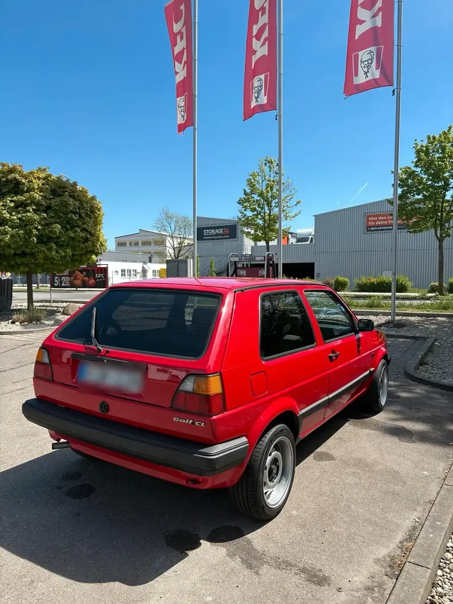 Brugt VW Golf II 70 HK (51 kW) 1991 Rød Hatchback