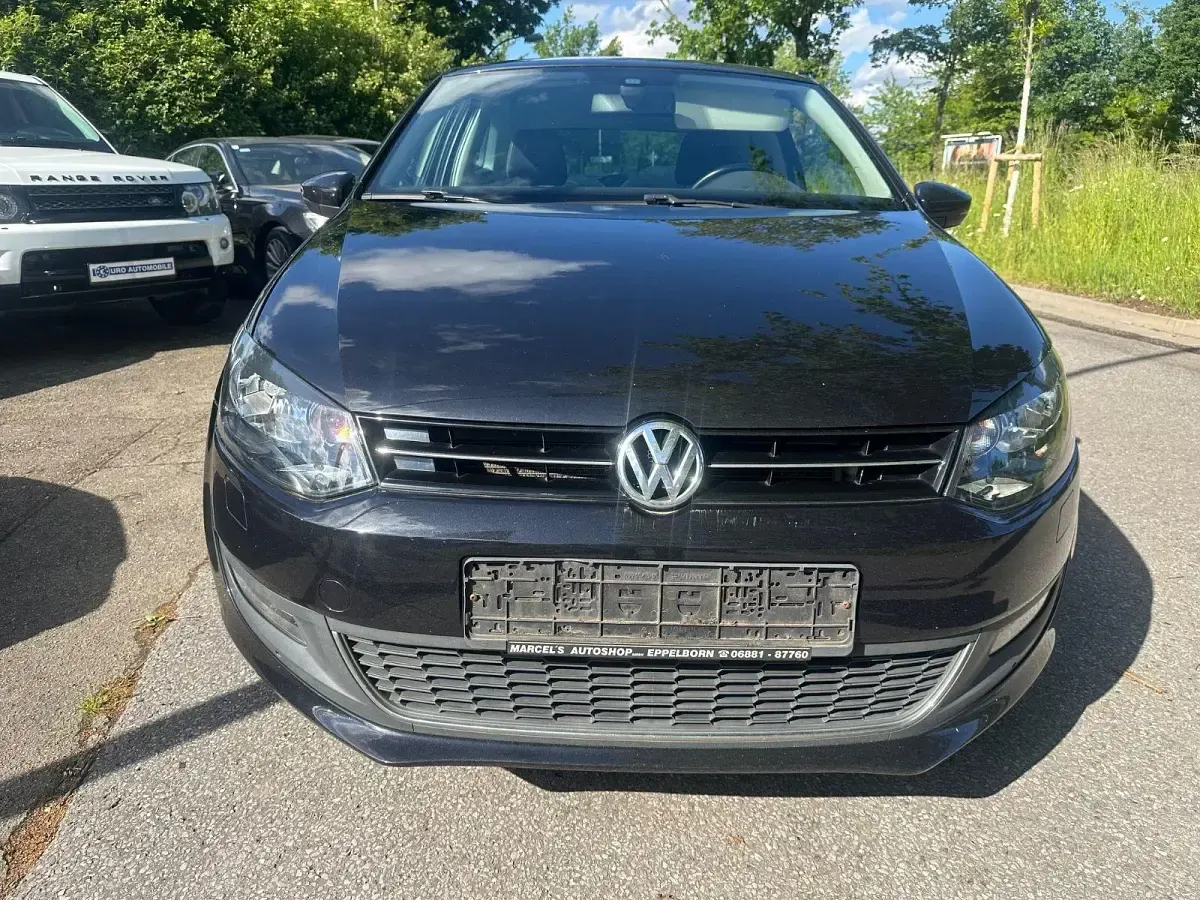 Gebraucht VW Polo Match 90 PS (66 kW) 2012 Schwarz Kleinwagen