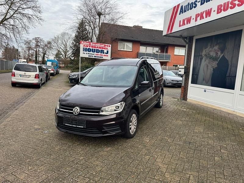Gebraucht VW Caddy Maxi Trendline 102 PS (75 kW) 2019 Schwarz Van / Kleinbus