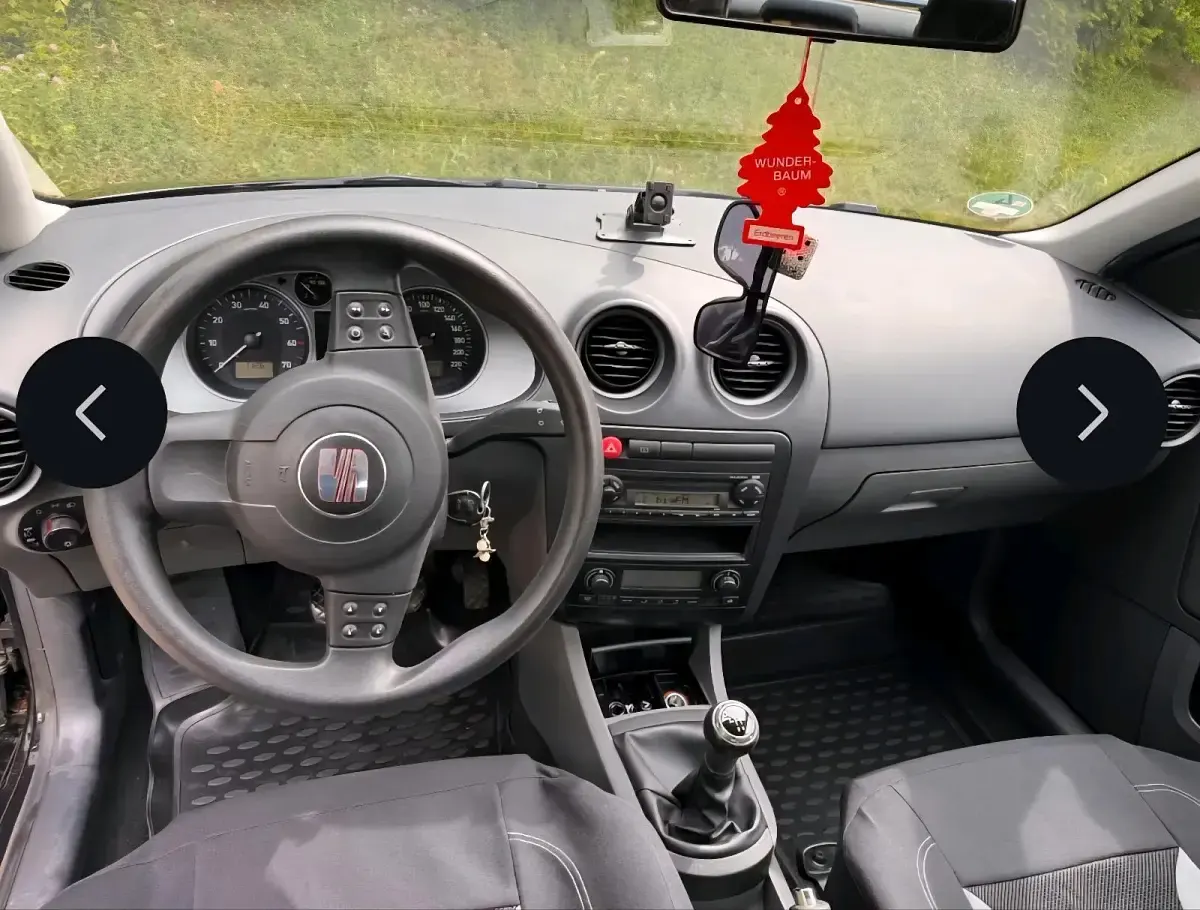 Gebraucht Seat Ibiza 86 PS (63 kW) 2008 Schwarz Kleinwagen