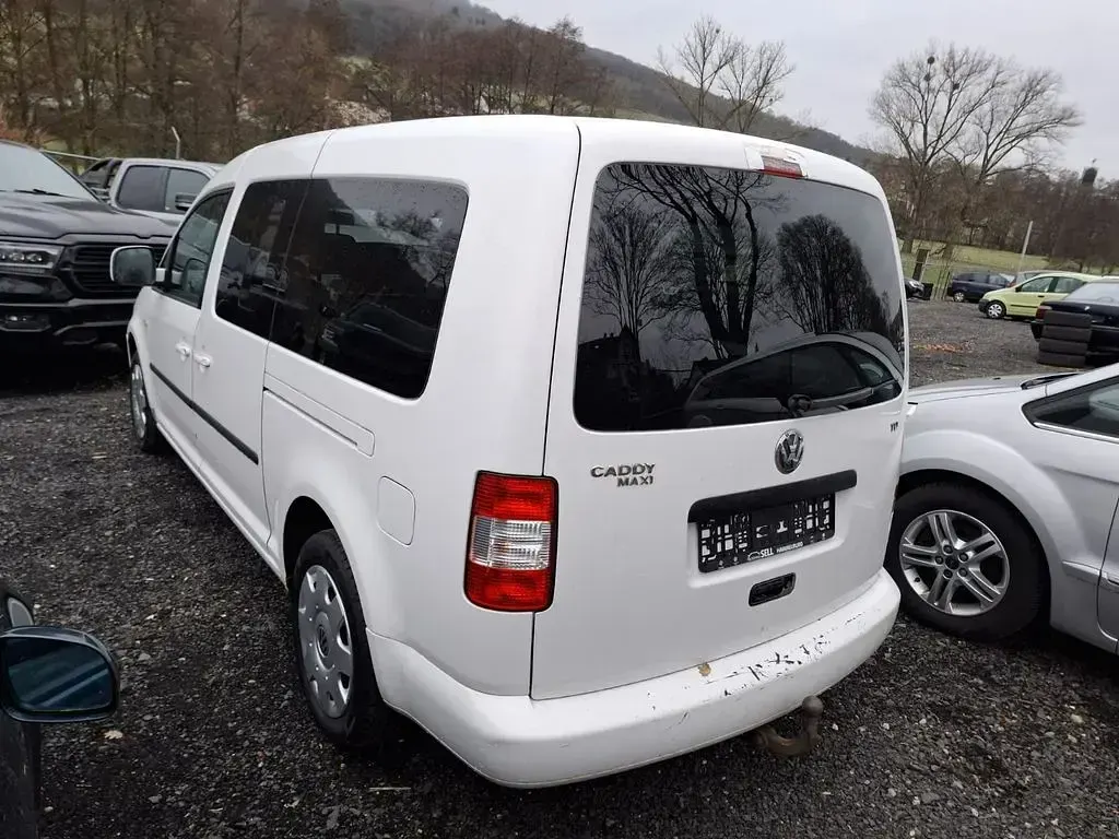 Gebraucht VW Caddy Maxi Life 105 PS (77 kW) 2008 Weiß Van / Kleinbus