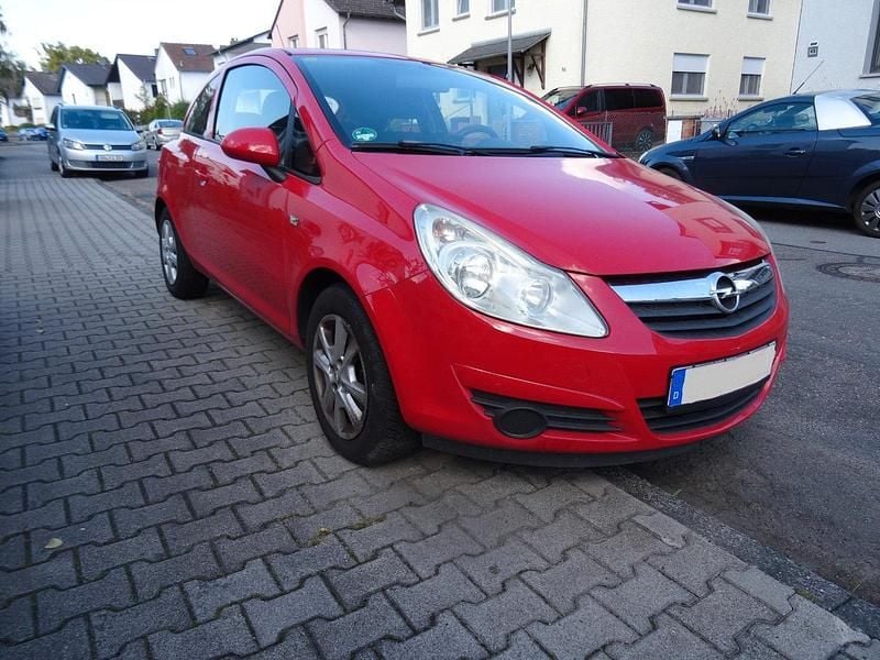 Używany Opel Corsa Edition 60 KM (44 kW) 2009 Czerwony Hatchback