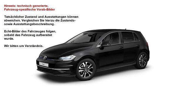 Deep black perleffekt Gebraucht 2019 VW Golf VII IQ Drive Limousine | 19.370 € (Etwas zu teuer) - Bild 1/2