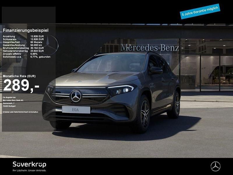 Metalliclack mountaingrau (metallic) Gebraucht 2024 Mercedes EQA300 AMG SUV | 36.650 € (Guter Preis) - Bild 1/2