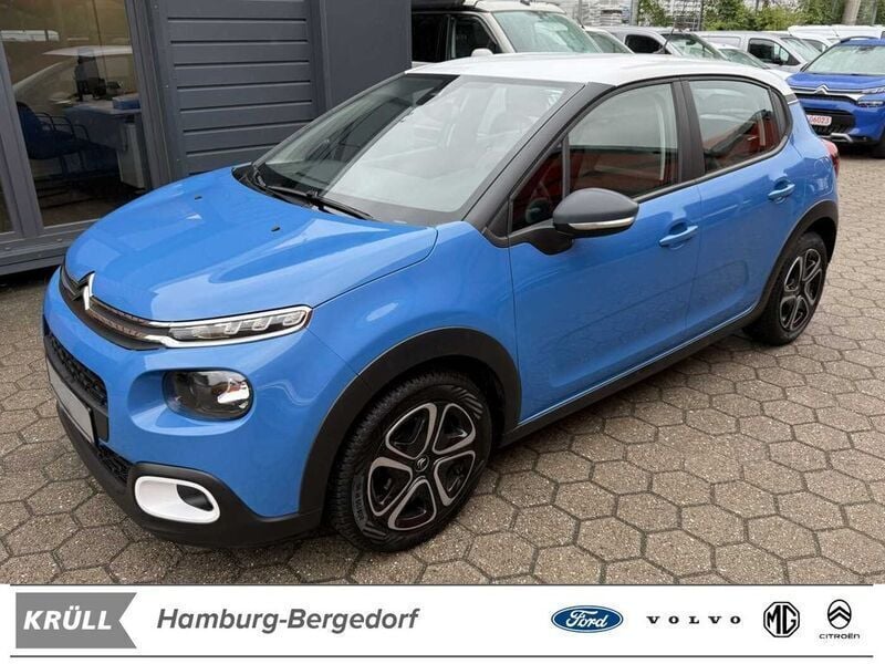 Blau (farbe blau monte carlo/metallic klarlack) Gebraucht 2016 Citroën C3 Feel Kleinwagen | 8.996 € (Guter Preis) - Bild 1/4