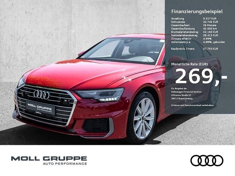 Tangorot metallic Gebraucht 2022 Audi A6 Ambiente Limousine | 37.750 € (Superpreis) - Bild 1/3