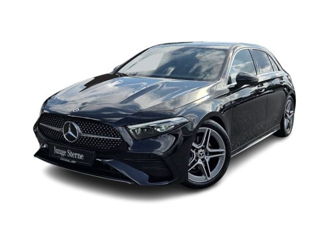 Nachtschwarz unilack Gebraucht 2024 Mercedes A200 AMG line Kleinwagen | 35.490 € (Fairer Preis) - Bild 1/4