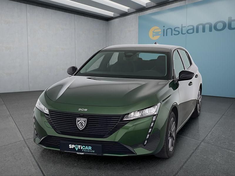 Grün Gebraucht 2024 Peugeot 308 Active Kleinwagen | 26.449 € (Guter Preis) - Bild 1/4