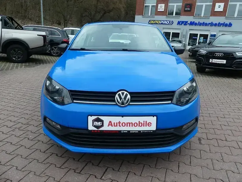 Second-hand VW Polo 60 CP (44 kW) 2014 Albastru Hatchback
