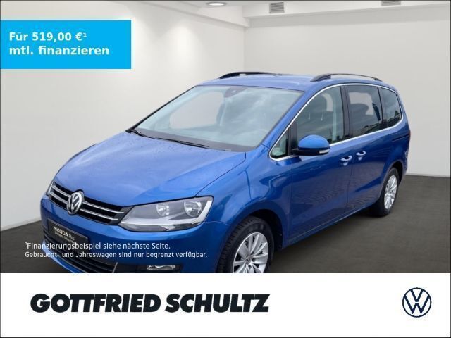 Blau Gebraucht 2019 VW Sharan Comfortline Van / Kleinbus | 25.470 € (Fairer Preis) - Bild 1/3
