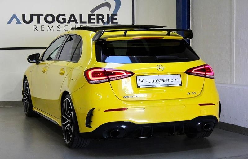 Gelb Gebraucht 2019 Mercedes A35 AMG AMG Limousine | 33.990 € (Fairer Preis) - Bild 1/4