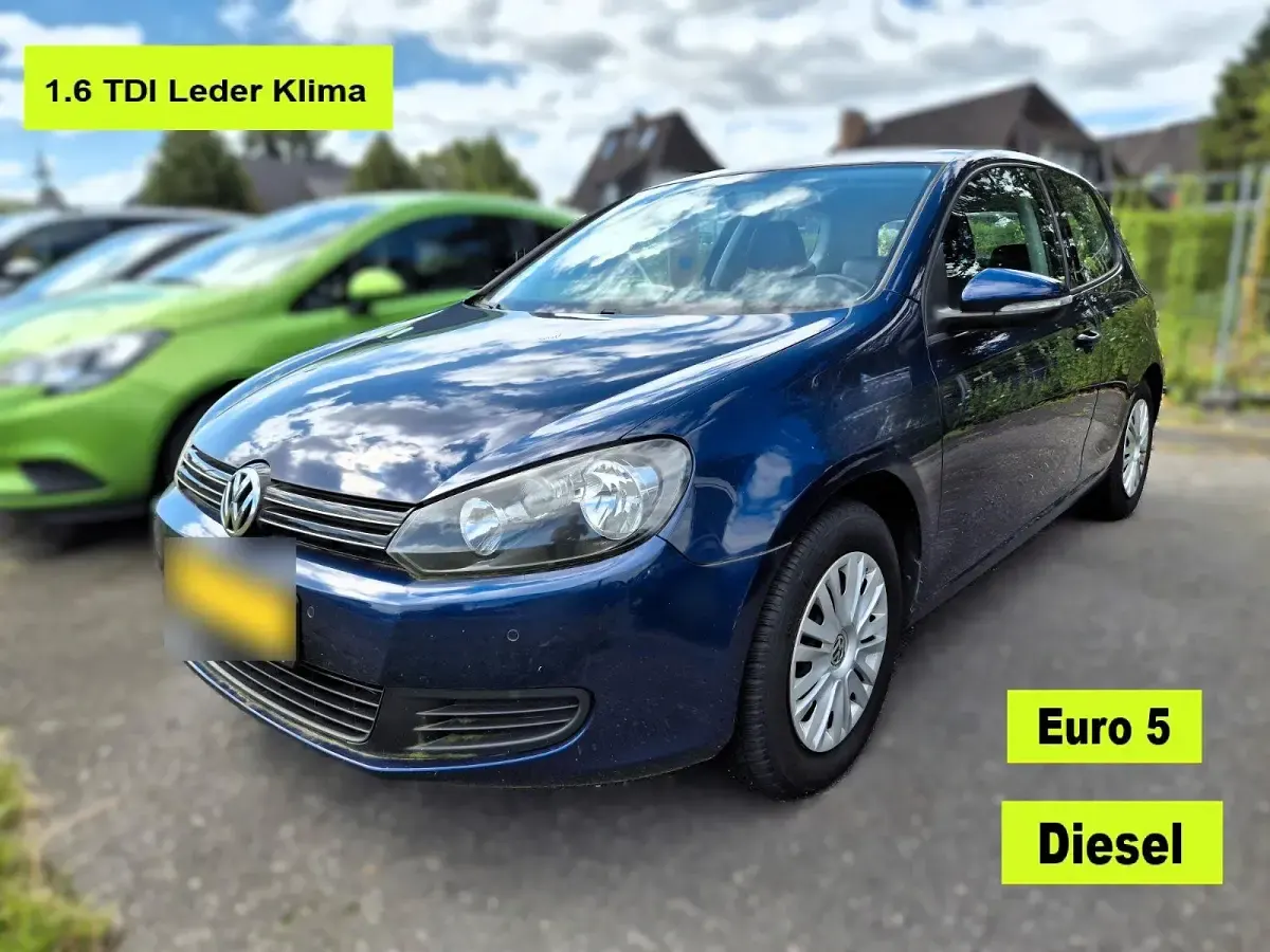 Gebraucht VW Golf VI Comfortline 105 PS (77 kW) 2010 Shadow blue metallic Kleinwagen