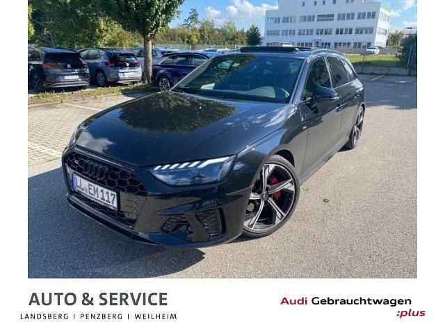 Schwarz Gebraucht 2024 Audi A4 S-Line Kombi | 56.490 € - Bild 1/4