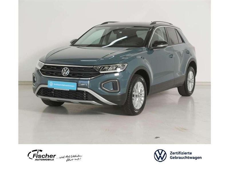 Blau Gebraucht 2024 VW T-Roc Life SUV | 27.480 € (Fairer Preis) - Bild 1/3
