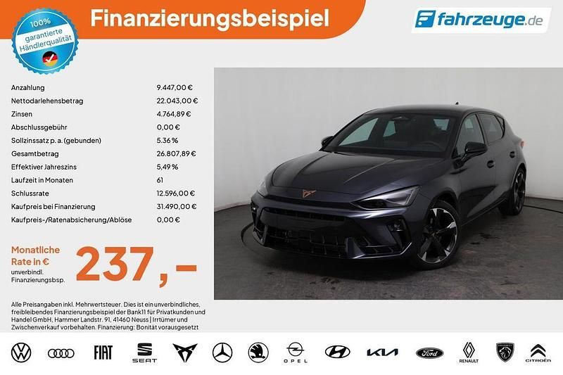 Neu Cupra Leon 150 PS (110 kW) 2026 Grau Limousine