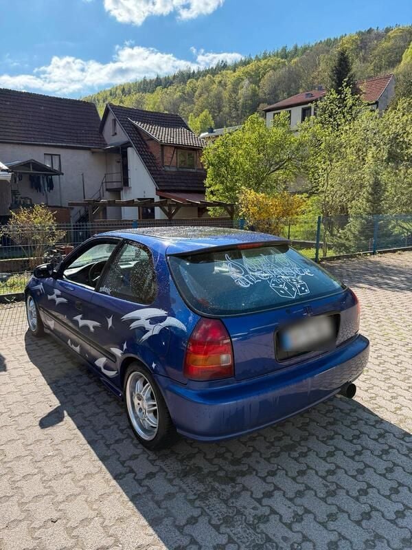 Blau Gebraucht 2000 Honda Civic Kleinwagen | 2.300 € - Bild 1/4