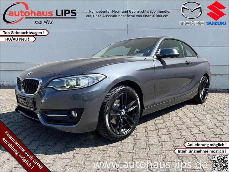 Grau Gebraucht 2016 BMW 218 Sport Line Coupé | 17.890 € (Fairer Preis) - Bild 1/4