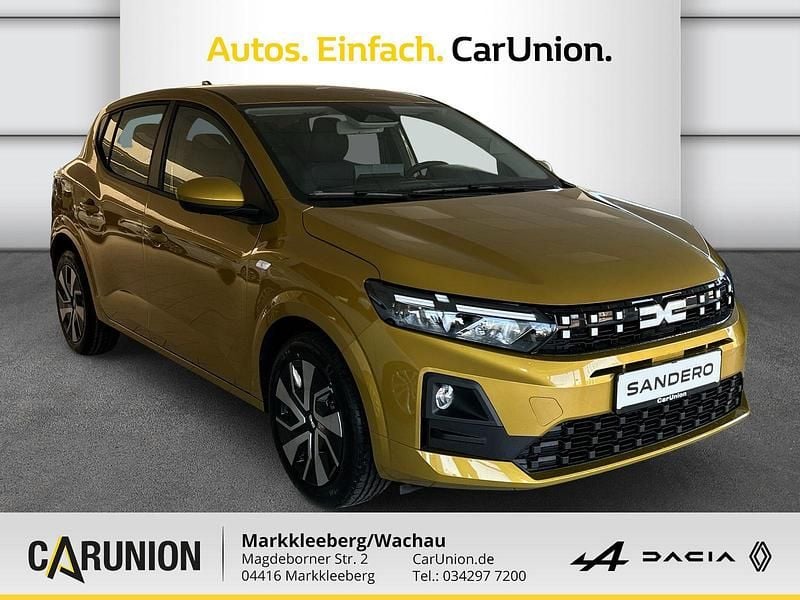 Neu Dacia Sandero Expression 101 PS (74 kW) 2026 Amber yellow Limousine