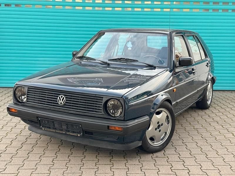 Blau Gebraucht 1988 VW Golf II Limousine | 3.490 € - Bild 1/4