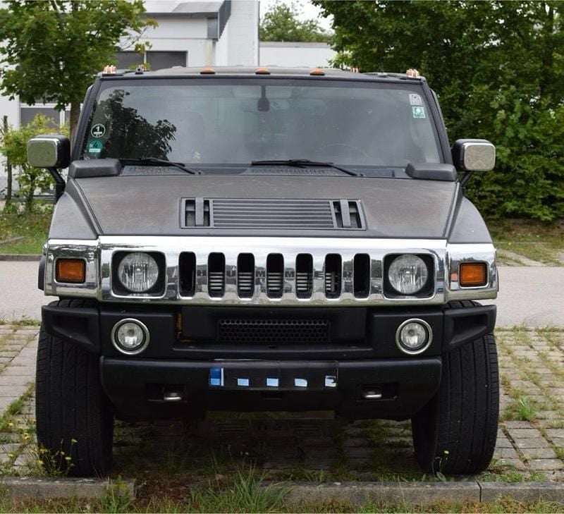 Schwarz Gebraucht 2002 Hummer H2 SUV | 15.270 € - Bild 1/4