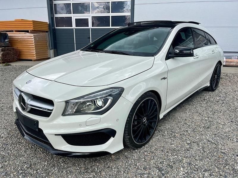 Weiß Gebraucht 2016 Mercedes CLA45 AMG Shooting Brake AMG Kombi | 22.999 € (Guter Preis) - Bild 1/4
