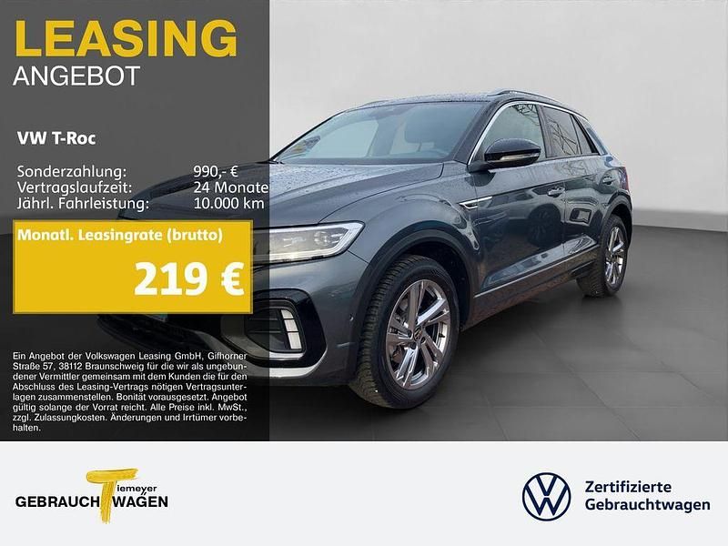 Grau Gebraucht 2025 VW T-Roc R-line SUV | 29.290 € (Fairer Preis) - Bild 1/4