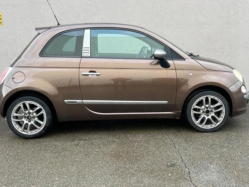 Gebraucht Fiat 500 69 PS (50 kW) 2009 Braun Cabrio