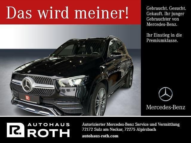 Lack obsidianschwarz Gebraucht 2022 Mercedes GLE350 AMG SUV | 60.880 € (Etwas zu teuer) - Bild 1/4